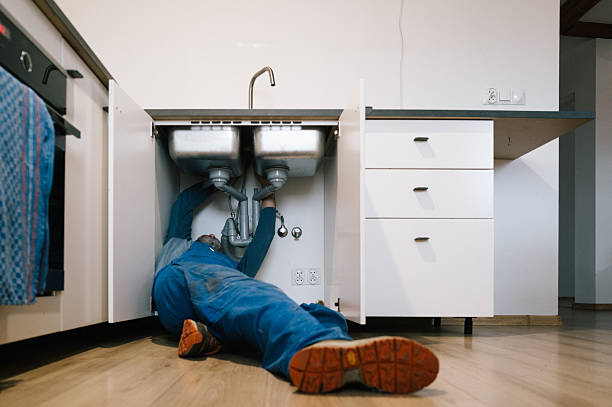 Professional Drain Cleaning technician working in Hunt, TX
